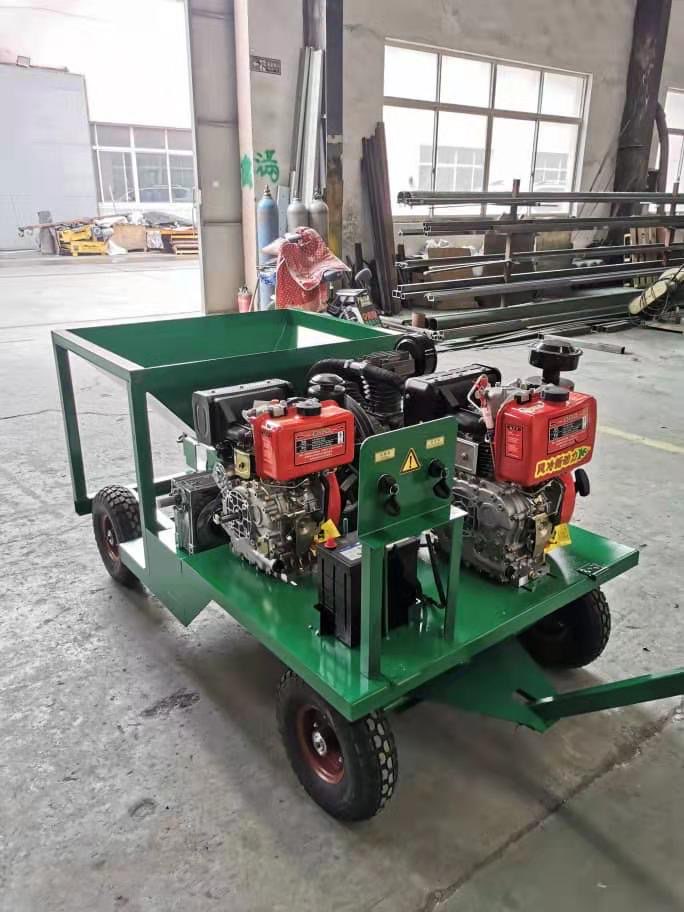 Дизельная спрей машина для резиновой крошки DS-120